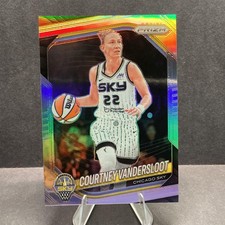 2025 Panini Prizm WNBA #124 Courtney Vandersloot Silver Prizms