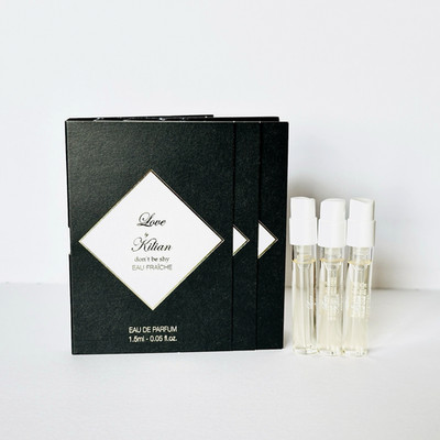3 x Kilian Love Don't Be Shy Eau Fraiche Eau de Parfum Sample Spray .05oz/1.5mL
