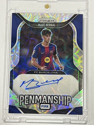 Marc Bernal 2025-26 Panini Prizm FIFA Penmanship Auto Scope #P-MB