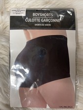 Boyshorts Adult 2XL WOMENS BLACK NEW
