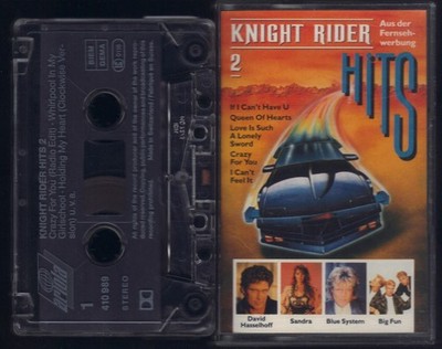 Knight Rider Hits 2 RAR Rarität Crazy For You Queen Of Hearts MC Kassette 090