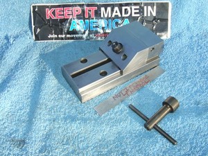 HERMANN SCHMIDT USED V0-4 GRIND VISE W/WRENCH TOOLMAKER MACHINIST INSPECTION #K