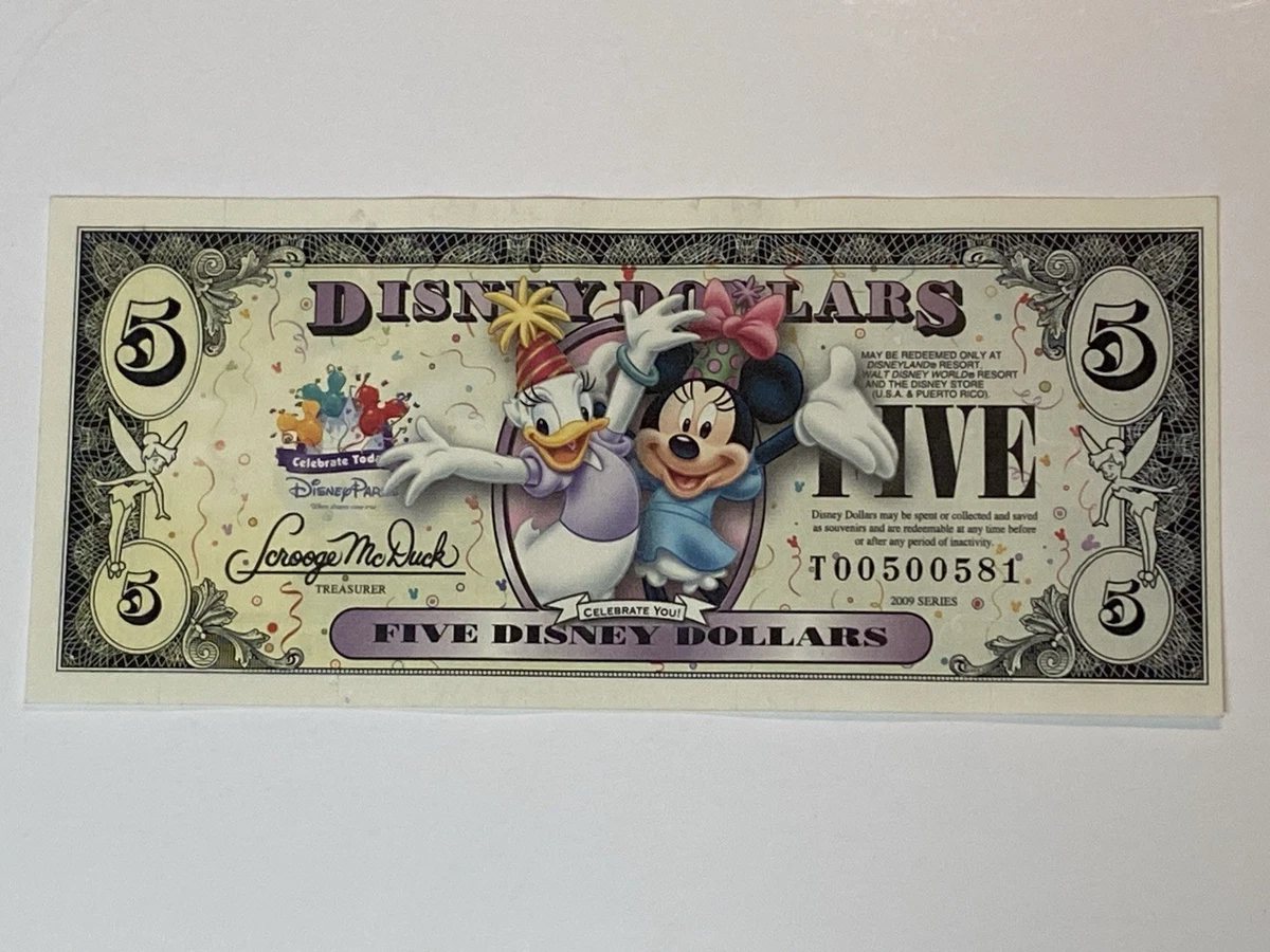 Minnie Mouse Disney Dollars (1968-Now) for sale | eBay