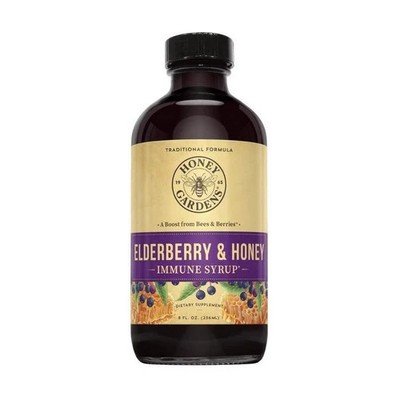 Elderberry And Honey Immune Syrup 8 Oz