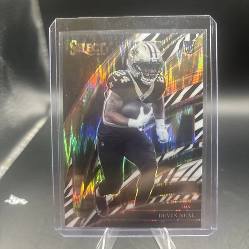 2025 Panini Select - Club Level Devin Neal #241 Zebra Shock Prizm (RC)