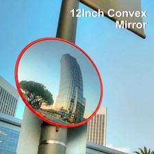 12 Convex Mirroradjustable Wide Angle View Addressing Corner Blind Spot Areas 12 Convex Mirroradjustable Wide Angle View Addressing Corner Blind Spot Areas