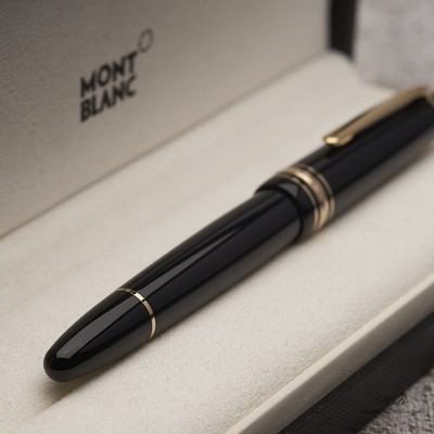 モンブラン　MEISTERSTUCK No146 Montblanc Meisterstück Black Resin Gold LeGrand No 146 Fountain