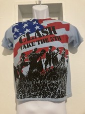 The Clash vintage shirt Fifth Column London Sex Pistols Black Flag Damned punk