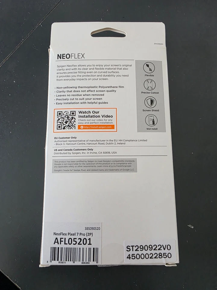 Spigen Neoflex Optical Film and Phone Case for Google Pixel 7 Pro (Read) - Image 4 of 4