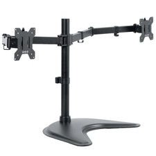 VIVO Freestanding Dual Monitor Desk Stand For Ultrawide Computer Screens to 38"