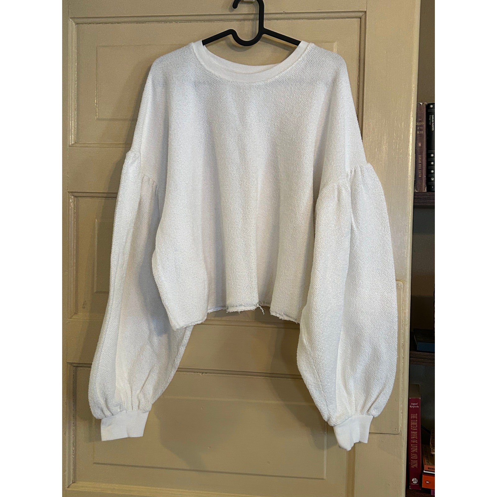 Free People Sleeves Like These Sweatshirt Pullover size L