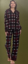 NWT Vera Bradley Women  s 2 Piece Pajama Set Long Sleeve Top Pants XL