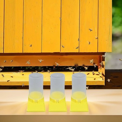 5PCS Abeille De Ruche D'entrée Feeder Distributeur D'eau Boisson Support Apiculteur Outil Mangeoires Apiculture Canard Facturé Forme Distributeur D'outil Titulaire De La Bière
