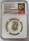 2018 S REVERSE PROOF KENNEDY SILVER 50C HALF DOLLAR HIGH RELIEF NGC REV PF 69