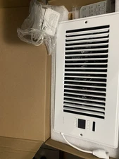 6''x12''Ultra-Quiet Register Booster Fan with High-precision Thermostat - AC