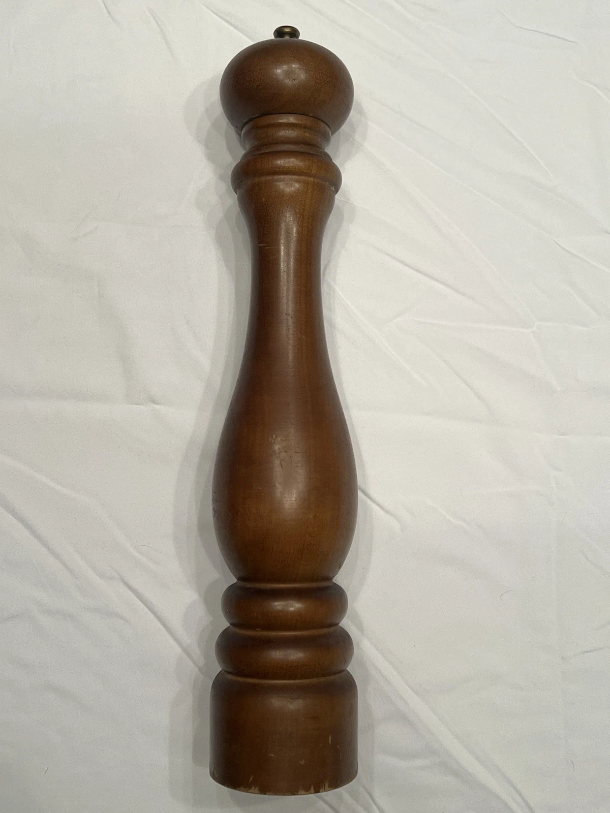 Peugeot Neutral Wood Pepper Mill Grinder Rare Large 16” Inch Freres Paris France