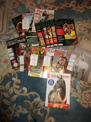 Großes Konvolut Pferde Zeitschriften, St. Georg, Züchter Forum etc.
