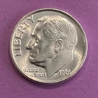 1961-D Roosevelt Silver Dime BU Uncirculated FREE SHIPPING