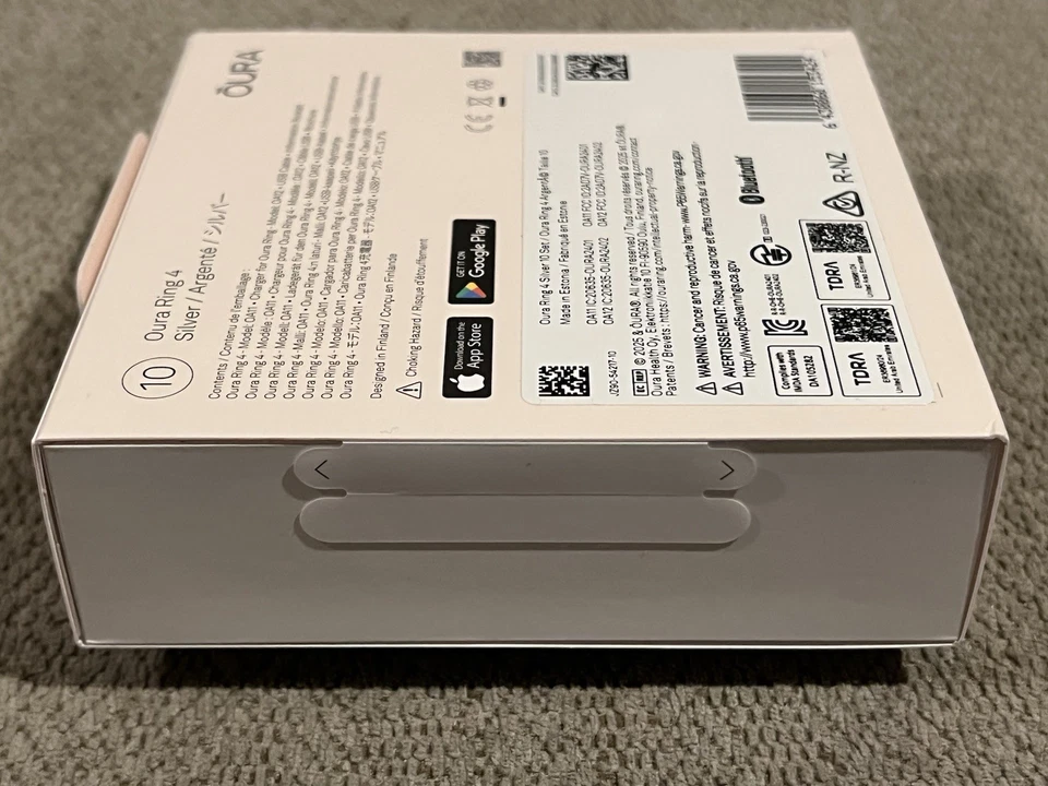 Oura Ring Gen 4 Silver Size 10 BRAND NEW FACTORY SEALED - Image 4 of 4