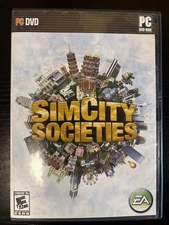 SimCity Societies (PC, 2007) Hard Case, Manual And Game Included