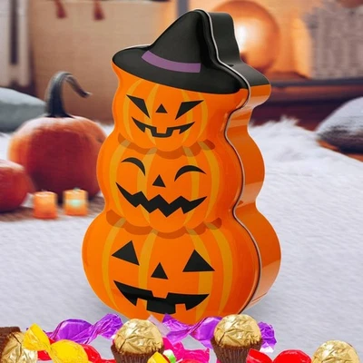 Boîte à Bonbons Citrouille D'Halloween, Décoration Pour Les Fêtes, à - Photo 1/4