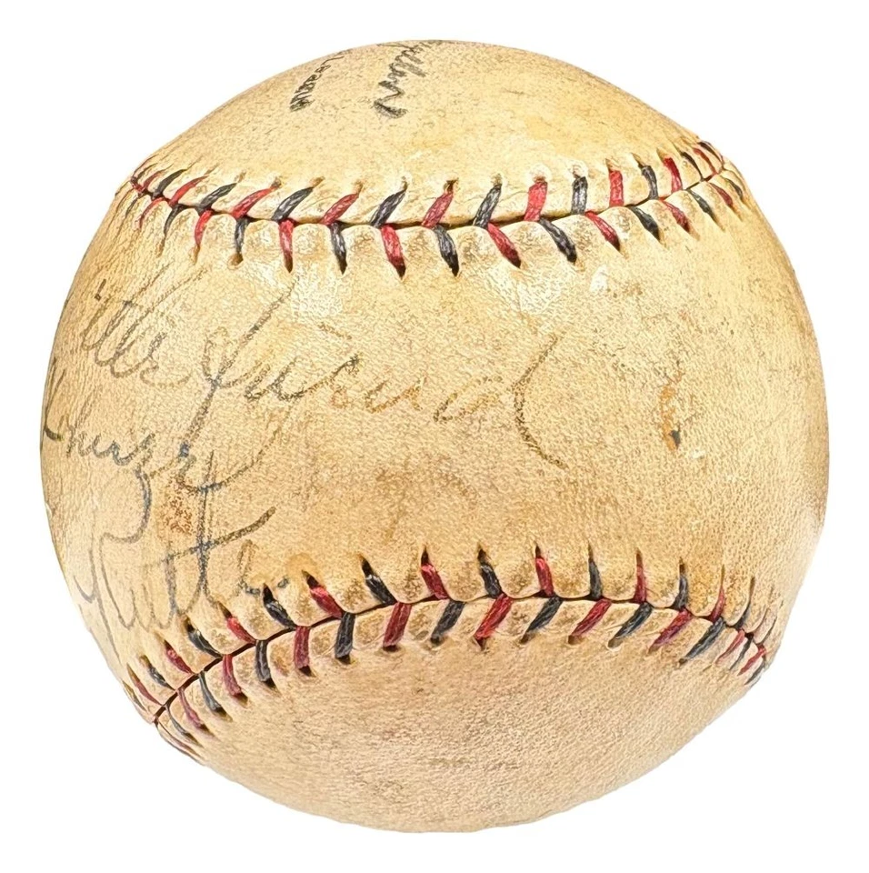 Babe Ruth Yankees 1920s Signed Official Spalding NL Baseball JSA ZZ35615 - Image 2 of 4