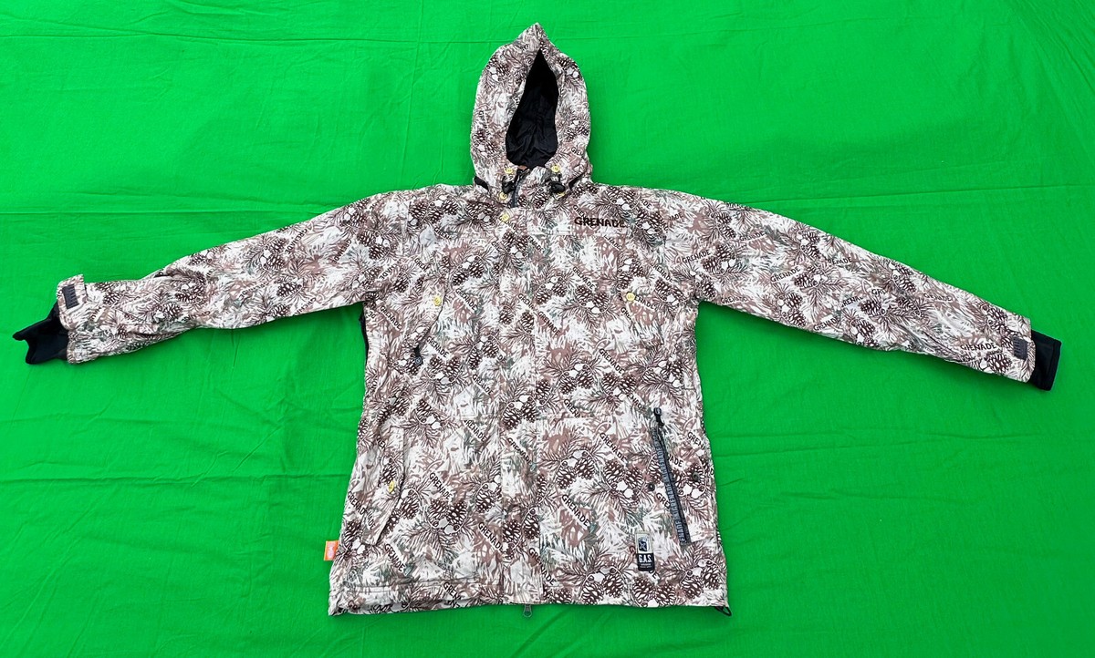 Veste Snowboard Grenade Fatigue Project Taille M - Homme, Marron, Nylon, état Impeccable