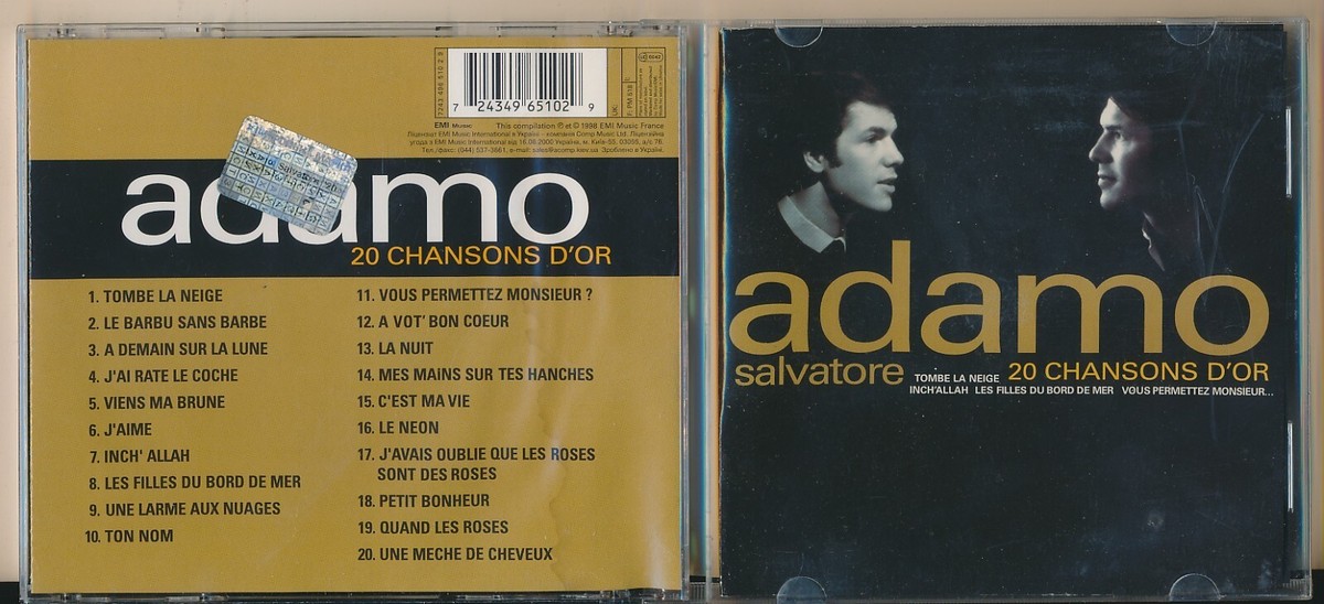 20 Chansons D'Or [CD] 【公式通販】