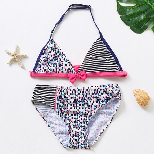 Children's Swimwear Two Piece Flamingo Swimsuit For Girls Summer Bikini Sets - Picture 37 of 48