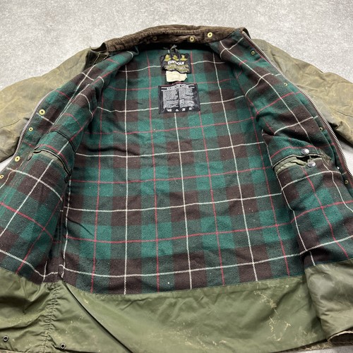 Vintage Barbour 1993 Northumbria A400 Jacket C42 107cm - Picture 9 of 12