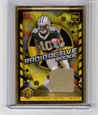 TRE'QUAN SMITH 2018 Elements RADIOACTIVE ROOKIE GOLD MATERIALS #28 (80/99) 