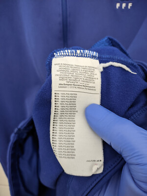 2012年製NIKEフランス代表古着トラックジャケット刺繍ロゴスウッシュE142 2012年製NIKEフランス代表古着トラックジャケット刺繍ロゴ