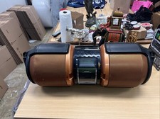 Sharp Boombox CD Player IPod Dock AM/FM Radio Orange GX-M10