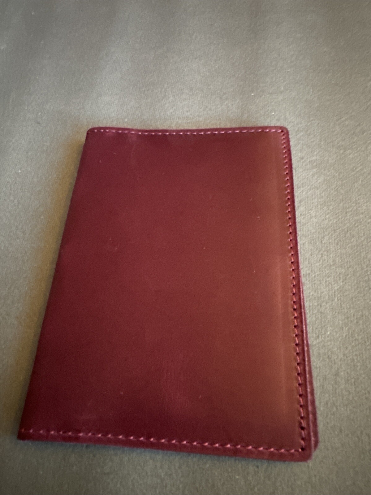 Purple Leather Passport Holder by Hifa Crafts – Stylish & Durable-image