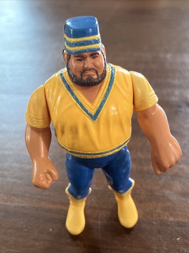 WWF Hasbro AKEEM Series 1 Vintage Action Figure Af...