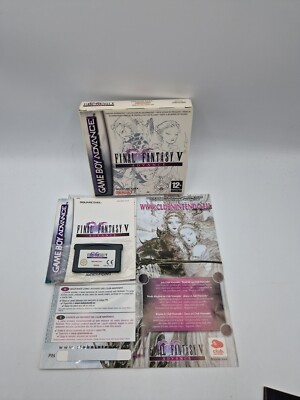 Final Fantasy 5 - Gameboy Advance - FFV - Komplett in Box - PAL UK - mit Handbuch