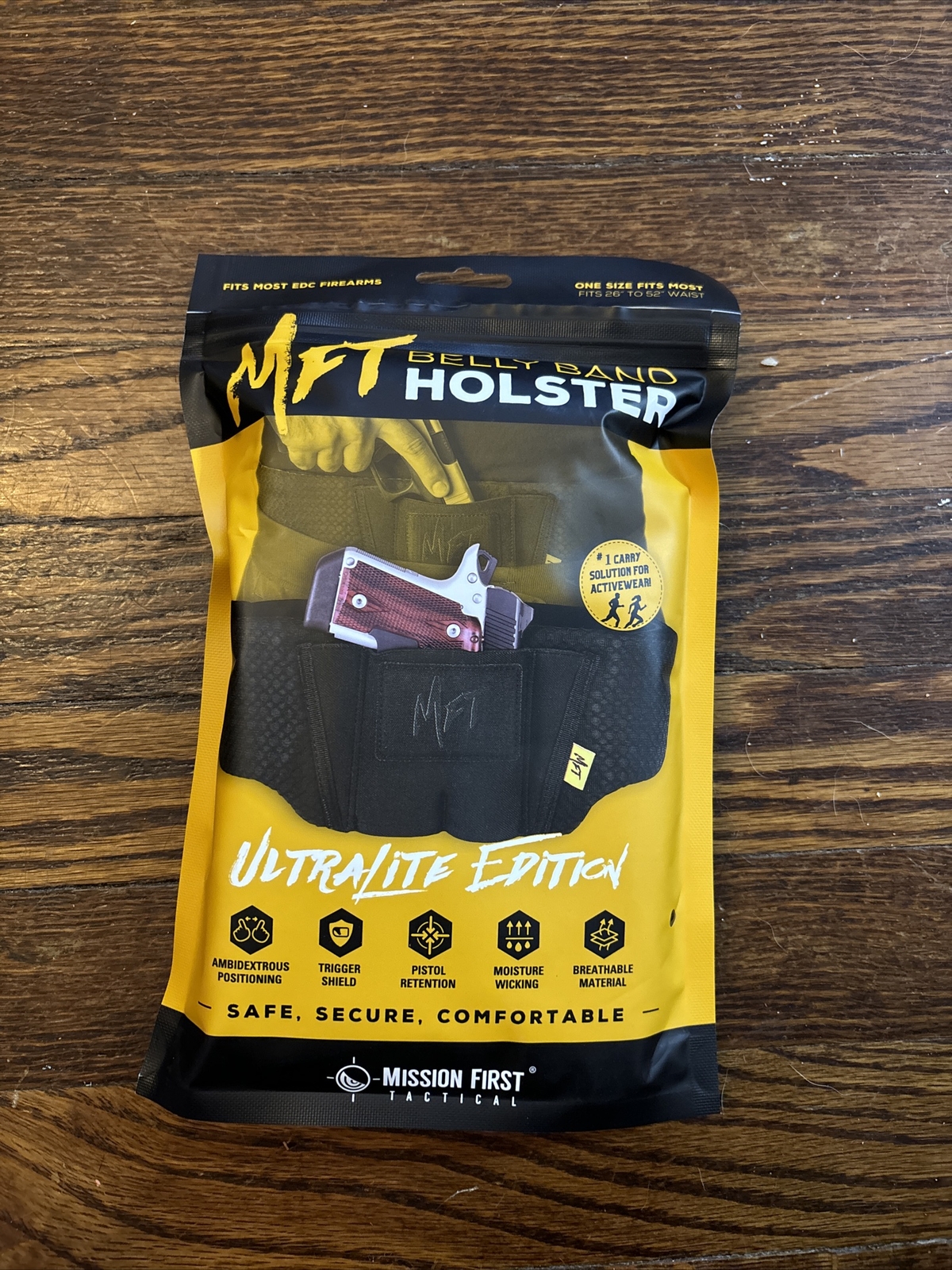 Mission First Tactical H6BB1 MFT Belly Band Nylon Holster Black eBay