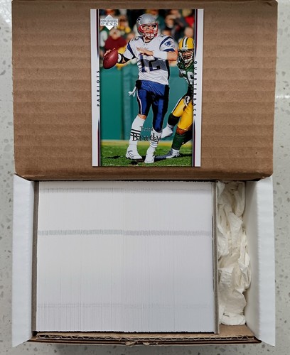 2007 Upper Deck Football Complete Base Set of Cards 1-200 - Picture 1 of 2