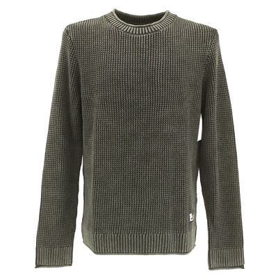 QS by S OLIVER Herren Pulli Pullover Grobstrick Rundhals charcoal