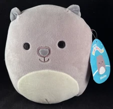 Squishmallow - Wesley the Wombat - Gray - 7" - New with Tags