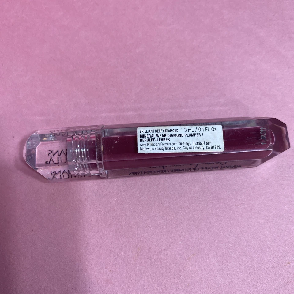 Physicians Formula Diamond Plumper Lip Gloss Brilliant Berry Diamond 3ml - Image 3 of 3
