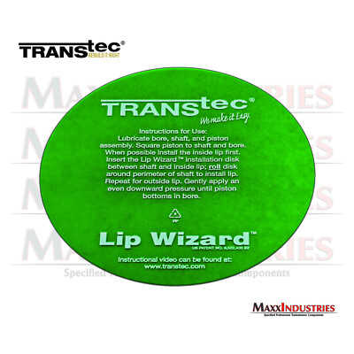 TRANSTEC Lip Wizard™ NEW Transmission Clutch Piston Lip Seal