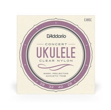 D'Addario EJ65C Pro-Arte Custom Extruded Ukulele Strings, Concert