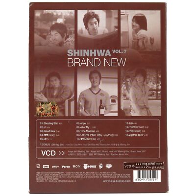 K－POP　SHINHWA　CD、VCD Shinhwa - Brand New Special Edition 7th Album CD VCD 2004 [read