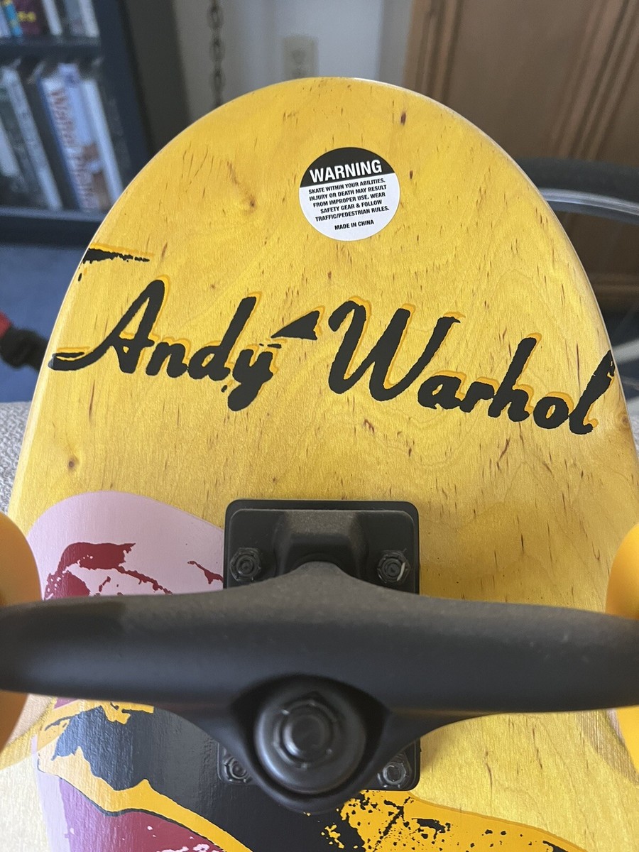 Andy Warhol Banana Skate Deck Complete Longboard Alien Andy Warhol Banana Skate Deck Complete Longboard Alien