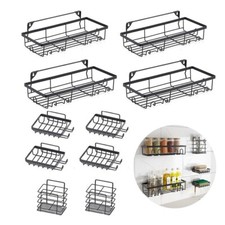 10 Pack Shelves Adhesive Shower Organizer No Drilling Rustproof Shower Organizer