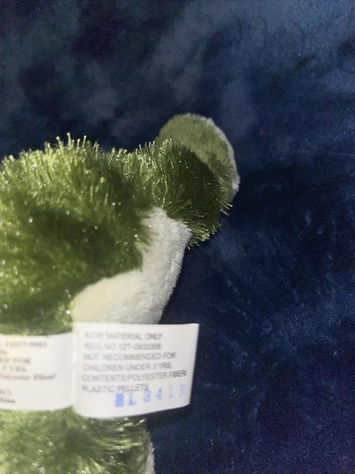 Ganz Webkinz - HS001 - Lil' Kinz Fuzzy Frog (No Code) - Image 4 of 4