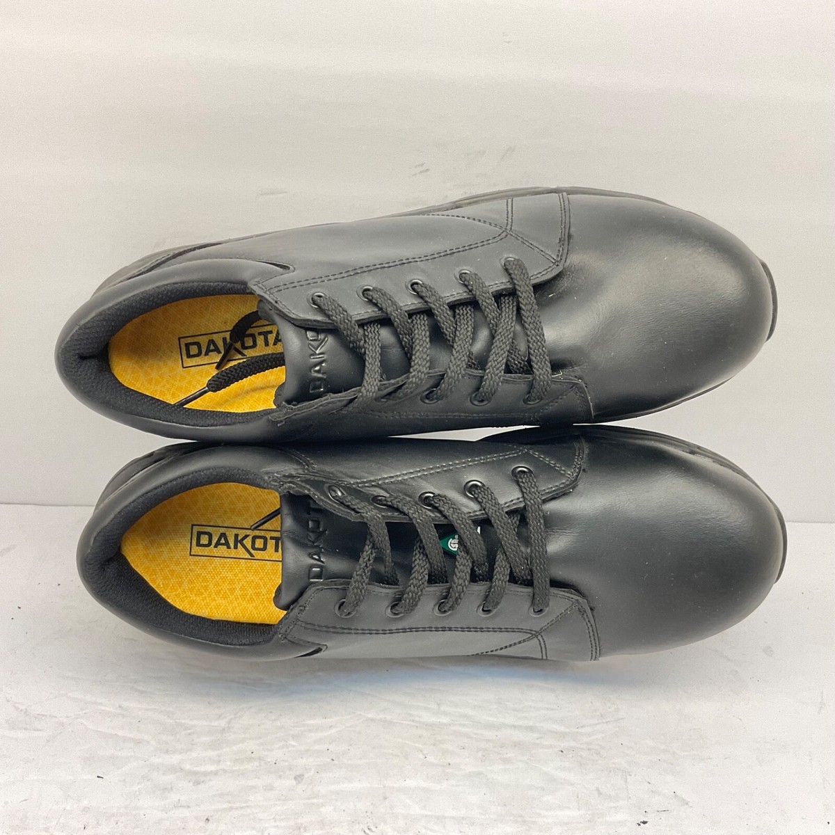 Dakota Men\'s Lace-Up Steel Toe Sport Oxford Shoe 3021 Black Leather Size 10.5M Dakota Men main image 4