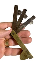 Rare Antique Brass Civil War Era Blood Letting Knife Knives FLEAM Medical Tool