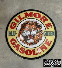 GILMORE BLU-GREEN Reproduction 13.5" Gas Pump Globe Face / Lens